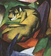 Franz Marc The Tiger (mk34) oil painting reproduction